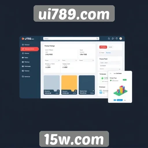 Interface do usuário e experiência de navegação no site ui789.com